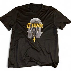 Tupac Shakur 2 PAC Cool Graphic Rap Hip Hop Tee Size L Brand New Outfit T-Shirt